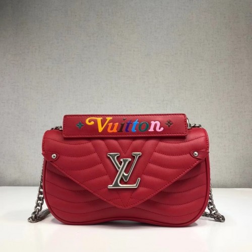 LOUIS VUITTON NEW WAVE KETTENTASCHE MM M51943 rot