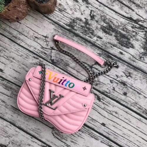 LOUIS VUITTON NEW WAVE KETTENTASCHE MM M51944 rosa