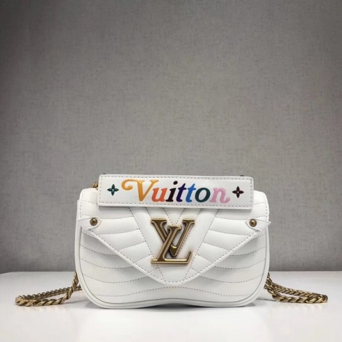 LOUIS VUITTON NEW WAVE KETTENTASCHE PM M51683 weiß