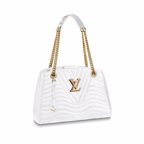 LOUIS VUITTON NEW WAVE KETTENTASCHE M51978 weiß