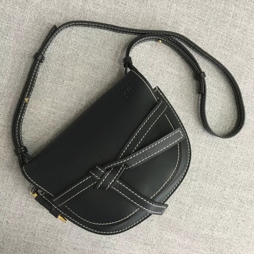 Loewe Umhängetasche Original Leder 8088 schwarz
