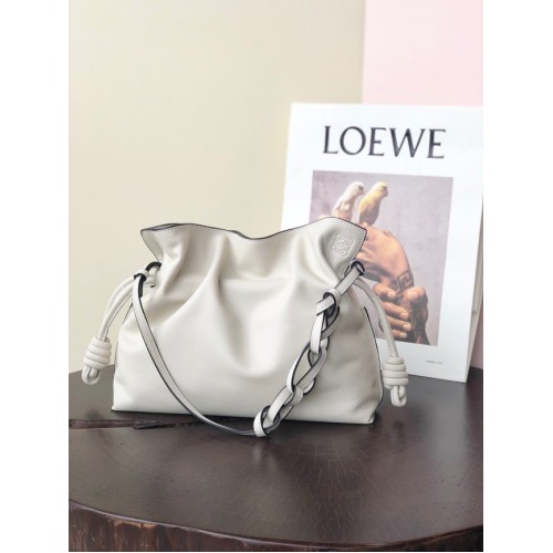 Loewe Glückstaschen Leder LE0556 weiß