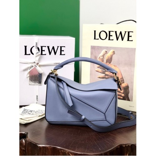 Loewe Puzzle Bag Leder 1609 blau