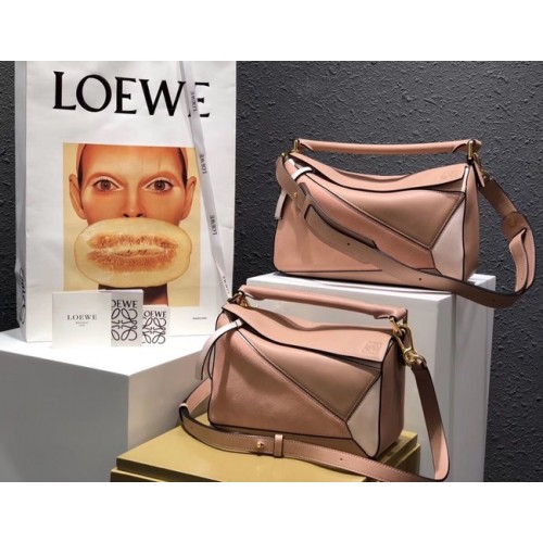Loewe Puzzle Bag Original Leder B9124 rosa
