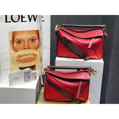 Loewe Puzzle Bag Original Leder B9124 rot