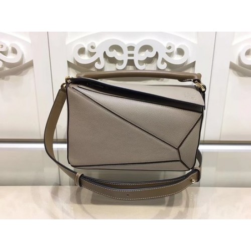 Loewe Puzzle Kalbsleder Tragetasche 9122 Grau