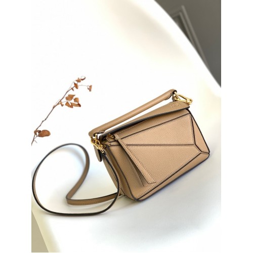 Loewe Mini Puzzle Bag Original Leder 6124 Apricot