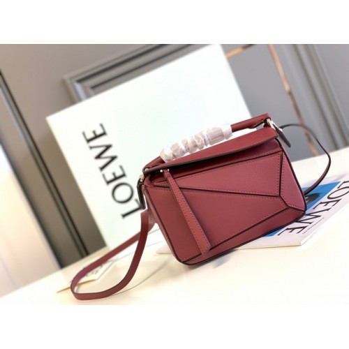 Loewe Mini Puzzle Bag Original Leder 6124 rot