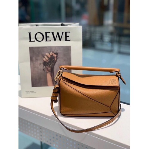 Loewe Mini Puzzle Bag Original Leder 61841 braun