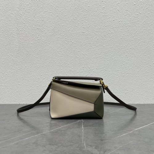 Loewe Mini Puzzle Bag Original Leder A6124 grau