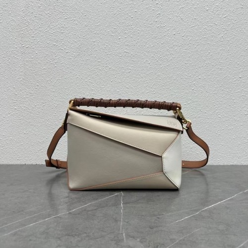 Loewe kleine Puzzletasche Original Leder 6125 grau