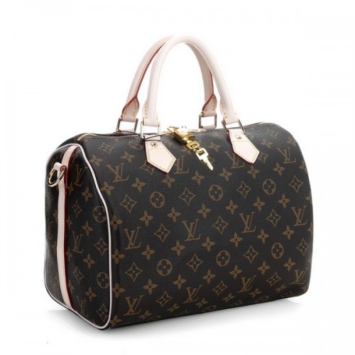 Louis Vuitton Monogram Canvas Speedy 30 mit Schultergurt M40391