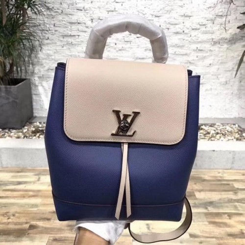 Louis Vuitton 2018 Frühling-Sommer LOCKME RUCKSACK M41815 Blau