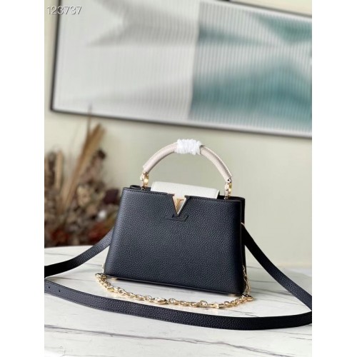 Louis Vuitton CAPUCINES BB M48865 schwarz-weiß