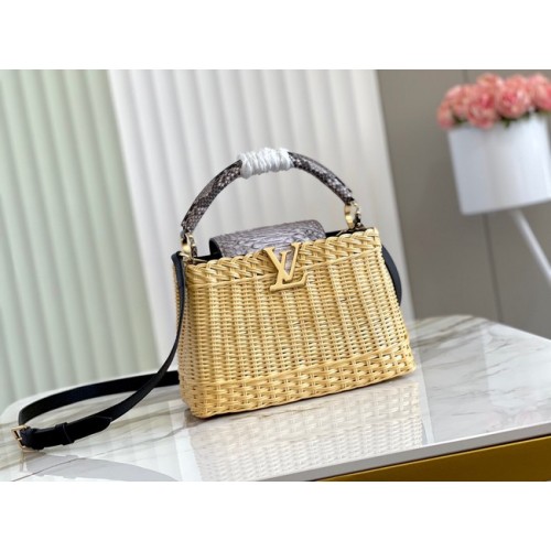 Louis Vuitton CAPUCINES BB M55011 grau