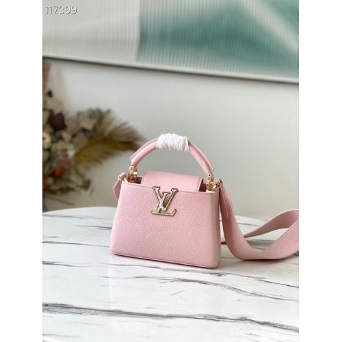 Louis Vuitton CAPUCINES MINI M56982 hellrosa