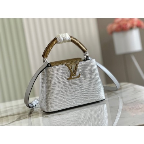 Louis Vuitton CAPUCINES MINI M59268 Silber