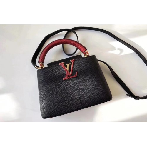 Louis Vuitton CAPUCINES MINI N94047 schwarz&rot