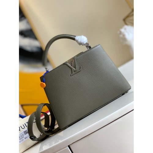 Louis Vuitton CAPUCINES Original Leder PM M57227 Dunkelgrün