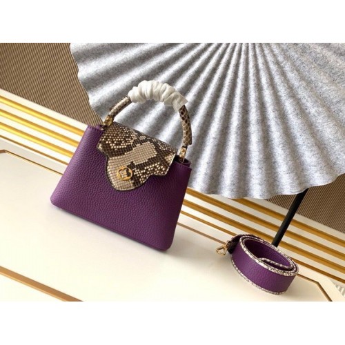 Louis Vuitton CAPUCINES Original Leder PM M96467 Lila