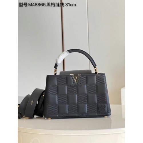 Louis Vuitton CAPUCINES PM M48865 schwarz