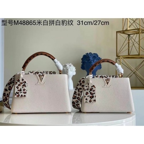 Louis Vuitton CAPUCINES PM M48865 weiß