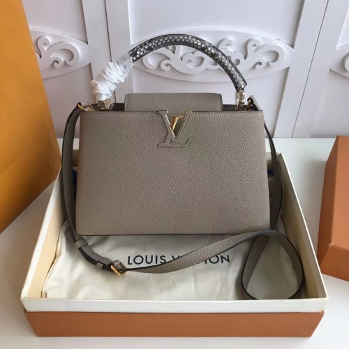 Louis Vuitton CAPUCINES PM M52386 grau