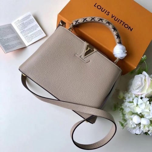 Louis Vuitton CAPUCINES PM M52387 grau