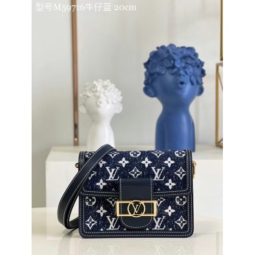 Louis Vuitton DAUPHINE PM M59480 Marineblau