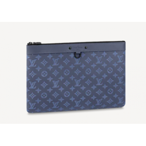 Louis Vuitton DISCOVERY POCHETTE GM M80425 Marineblau