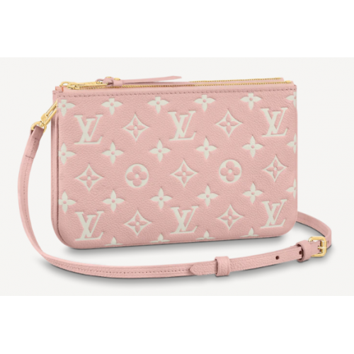 Louis Vuitton TASCHE MIT DOPPELEM REISSVERSCHLUSS M81429 Bonbonrosa
