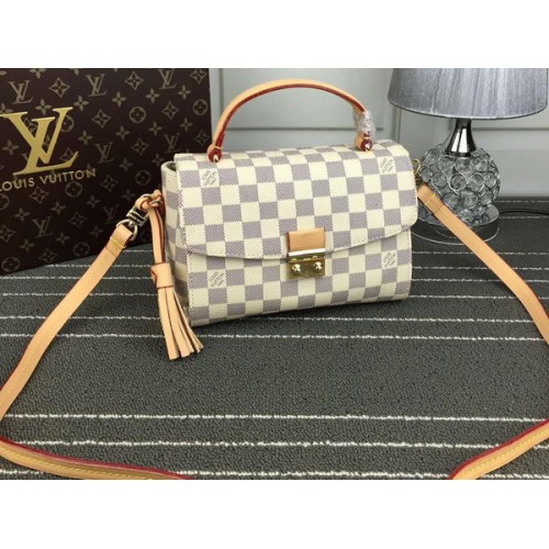 Louis Vuitton Damier Azur Canvas CROISETTE Umhängetasche N41581