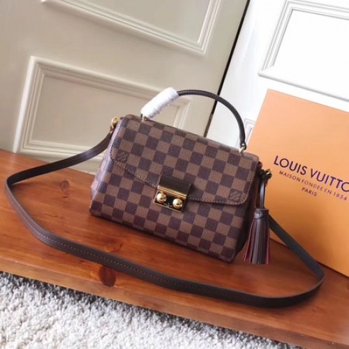Louis Vuitton Damier Ebene Canvas CROISETTE Tasche N53000