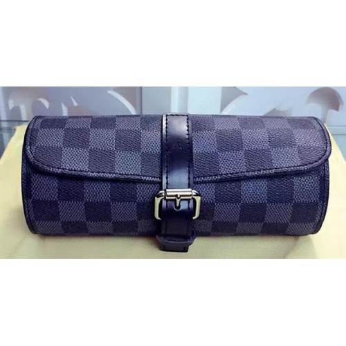 Louis Vuitton Damier Graphite Canvas 3 UHRENGEHÄUSE N41137