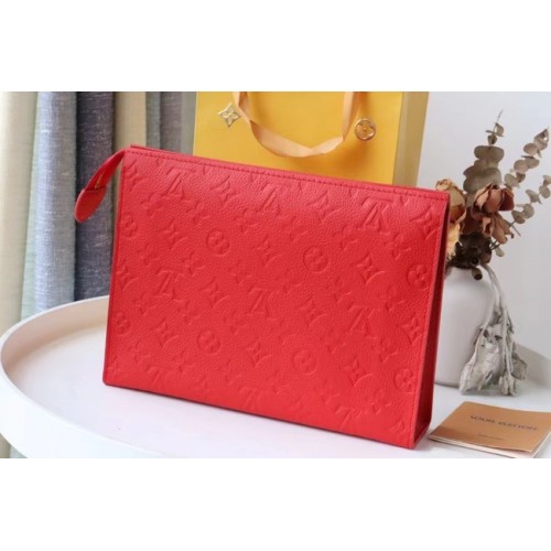 Louis Vuitton Monogram Empreinte POCHETTE VOYAGE MM M41058 rot
