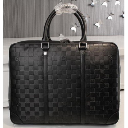Louis Vuitton Damier Infini Aktentasche N41146 Schwarz
