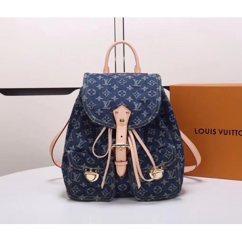 Louis Vuitton Denim Rucksack M44460 blau