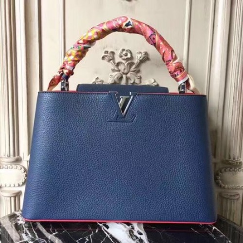 Louis Vuitton Elegante Capucines Taschen MM M41813 Blau