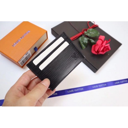 Louis Vuitton Epi Leder KARTENHALTER M60721 schwarz