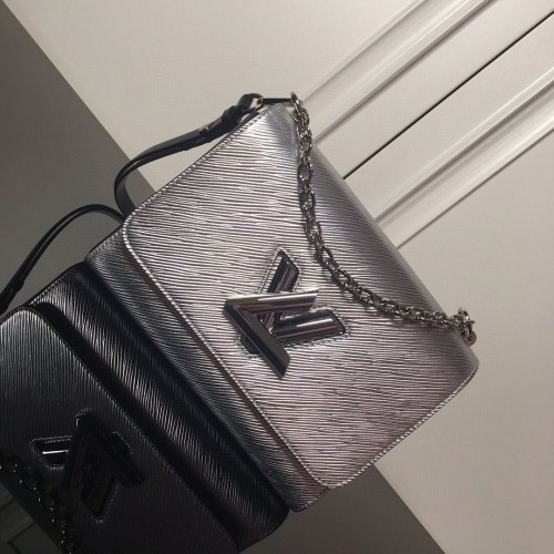 Louis Vuitton Epi Leder TWIST MM M50280 Silber