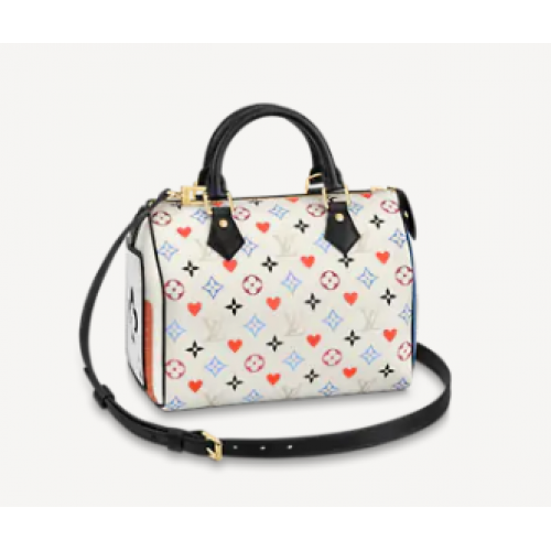 Louis Vuitton GAME ON SPEEDY BANDOULIERE 25 M57466 weiß