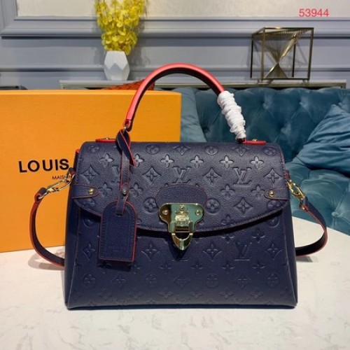 Louis Vuitton Georges MM Monogram Empreinte Original Leder M53944 Navy