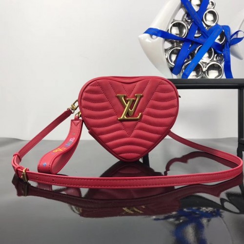 Louis Vuitton HERZTASCHE NEW WAVE M52796 rot