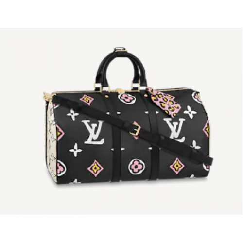 Louis Vuitton KEEPALL BANDOULIERE 45 M58656 schwarz