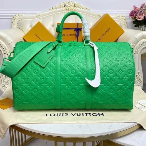 Louis Vuitton KEEPALL BANDOULIERE 50 M20963 grün