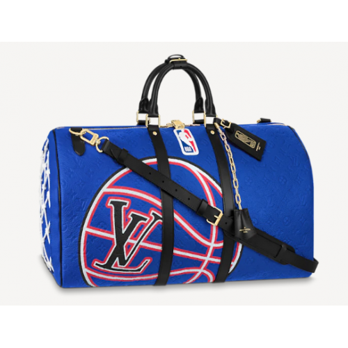 Louis Vuitton KEEPALL BANDOULIERE 55 M21105 Blau