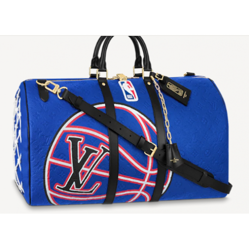 Louis Vuitton KEEPALL BANDOULIERE 55 M21105 blau