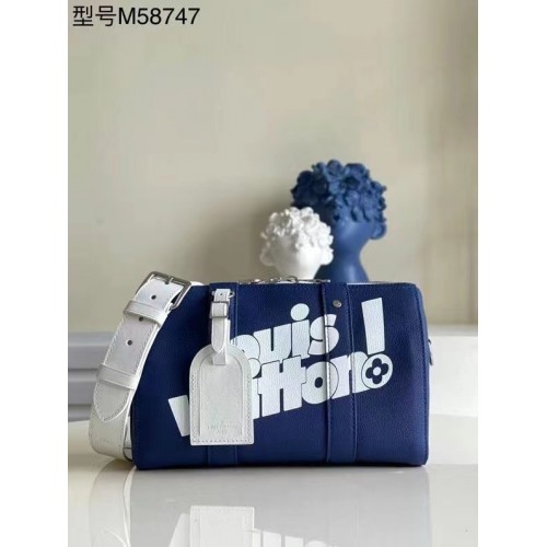 Louis Vuitton KEEPALL XS M80842 blau