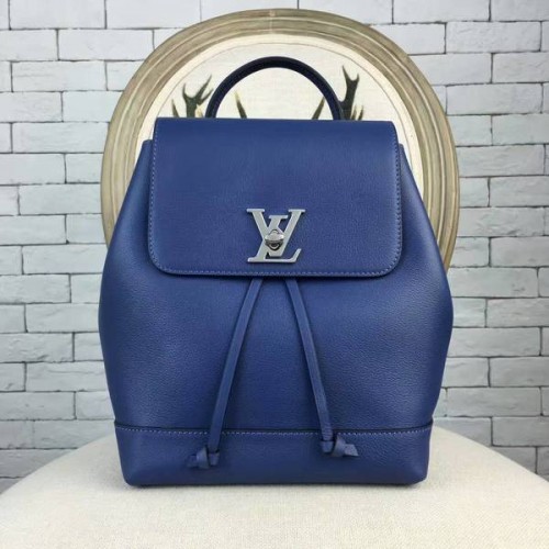 Louis Vuitton LOCKME RUCKSACK 41817 Blau