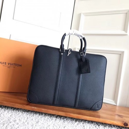 Louis Vuitton Aktentasche aus Leder M56003 schwarz